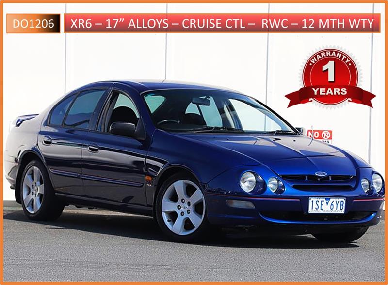 1998 FORD FALCON AU XR6 AUTOMATIC SEDAN