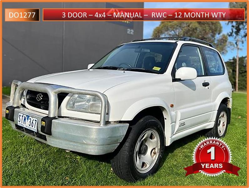 2004 SUZUKI GRAND VITARA SQ420 S3 MANUAL WAGON