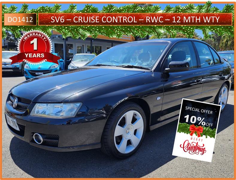 2006 HOLDEN COMMODORE VZ SV6 SPORTS AUTOMATIC SEDAN