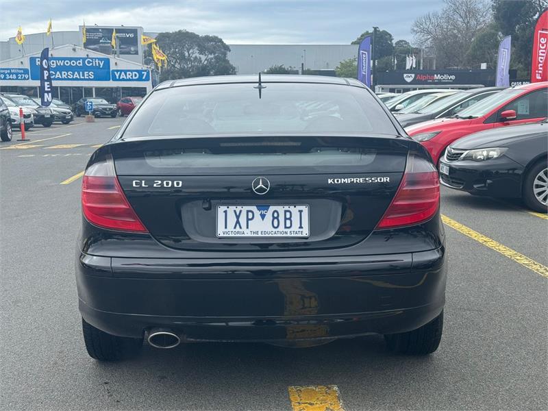 2001 MERCEDES-BENZ C-CLASS CL203 C200 KOMPRESSOR SPORTS AUTOMATIC COUPE