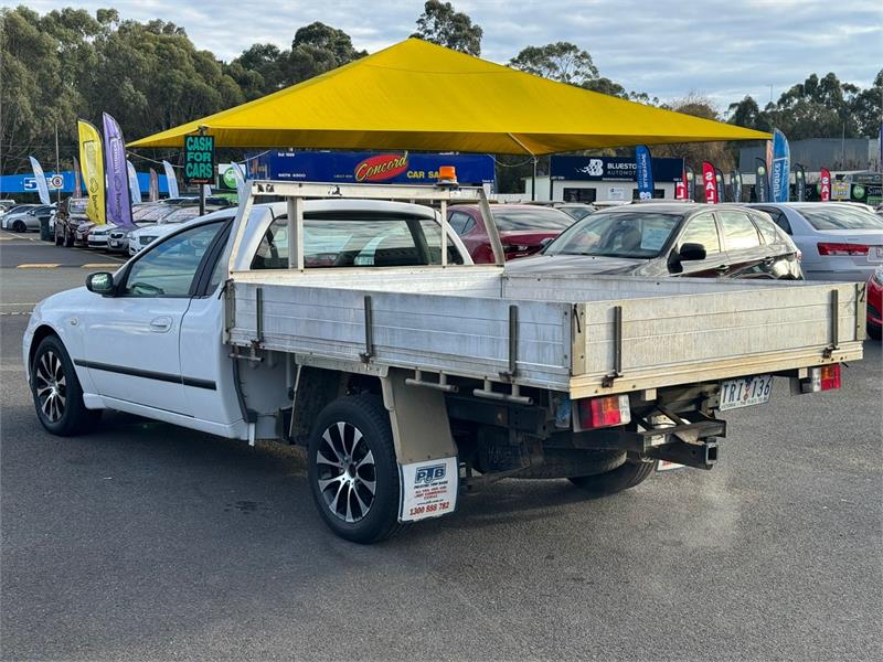 2005 FORD FALCON UTE BA MK II XL SPORTS AUTOMATIC CAB CHASSIS
