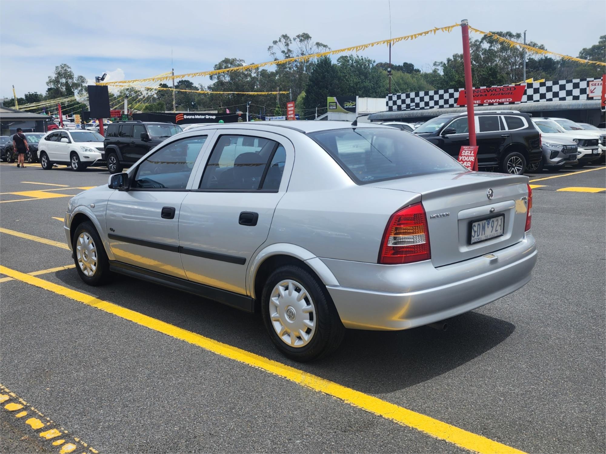 2002 HOLDEN ASTRA TS EQUIPE 4 SP AUTOMATIC 4D SEDAN