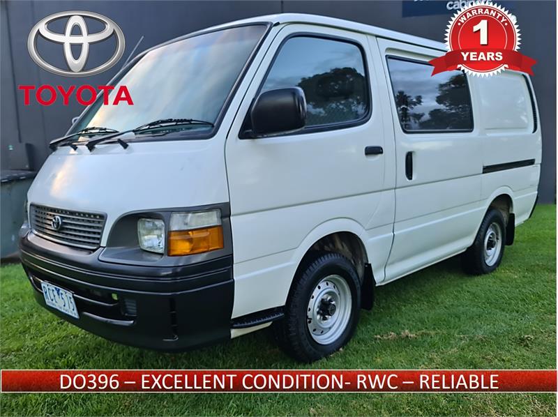 2001 TOYOTA HIACE RZH103R MANUAL VAN