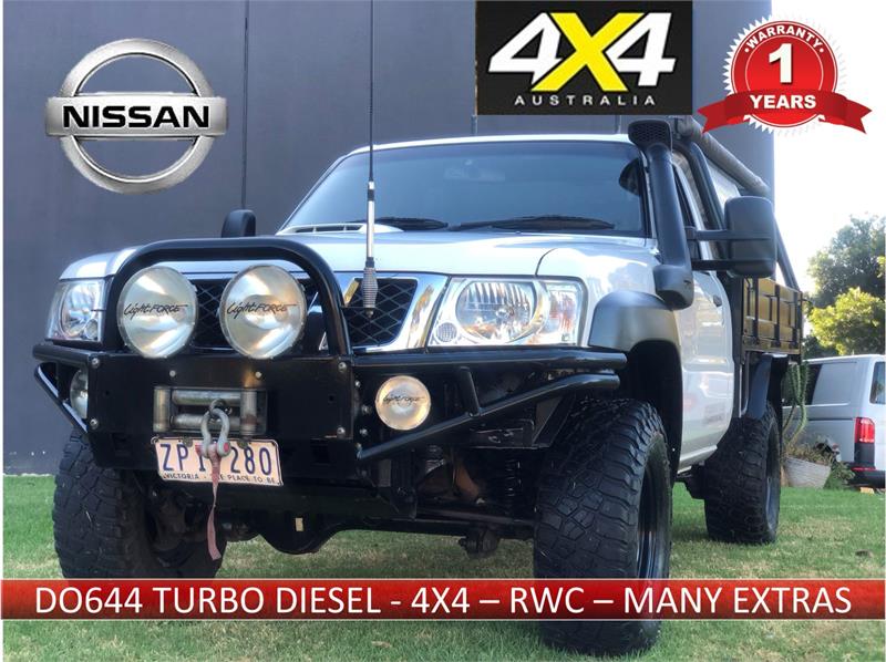 2010 NISSAN PATROL GU 6 ST 4X4 MANUAL CAB CHASSIS