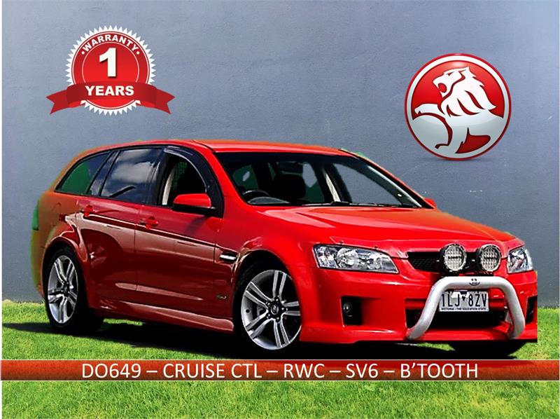 2010 HOLDEN COMMODORE VE II SV6 SPORTS AUTOMATIC WAGON