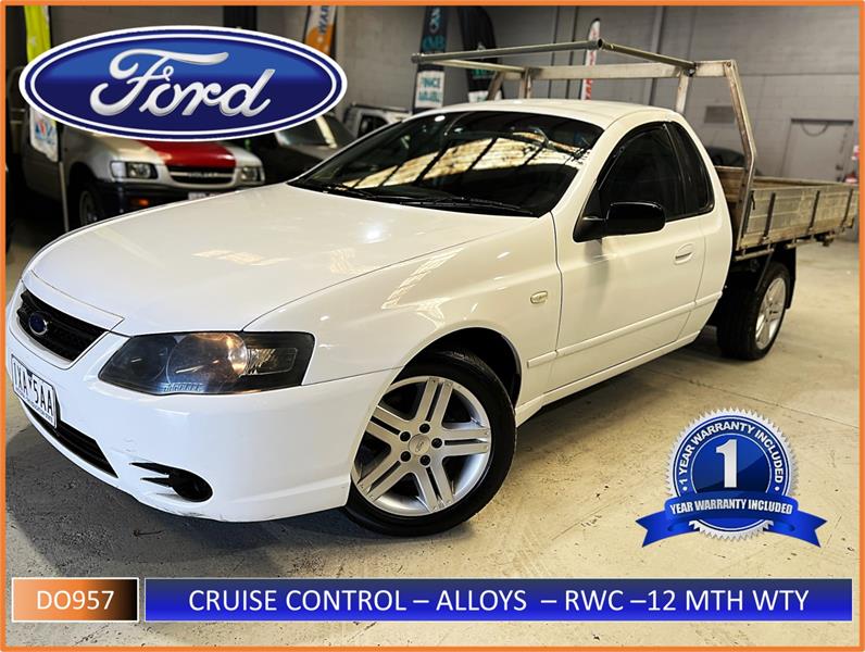 2007 FORD FALCON UTE BF MK II XL AUTOMATIC CAB CHASSIS