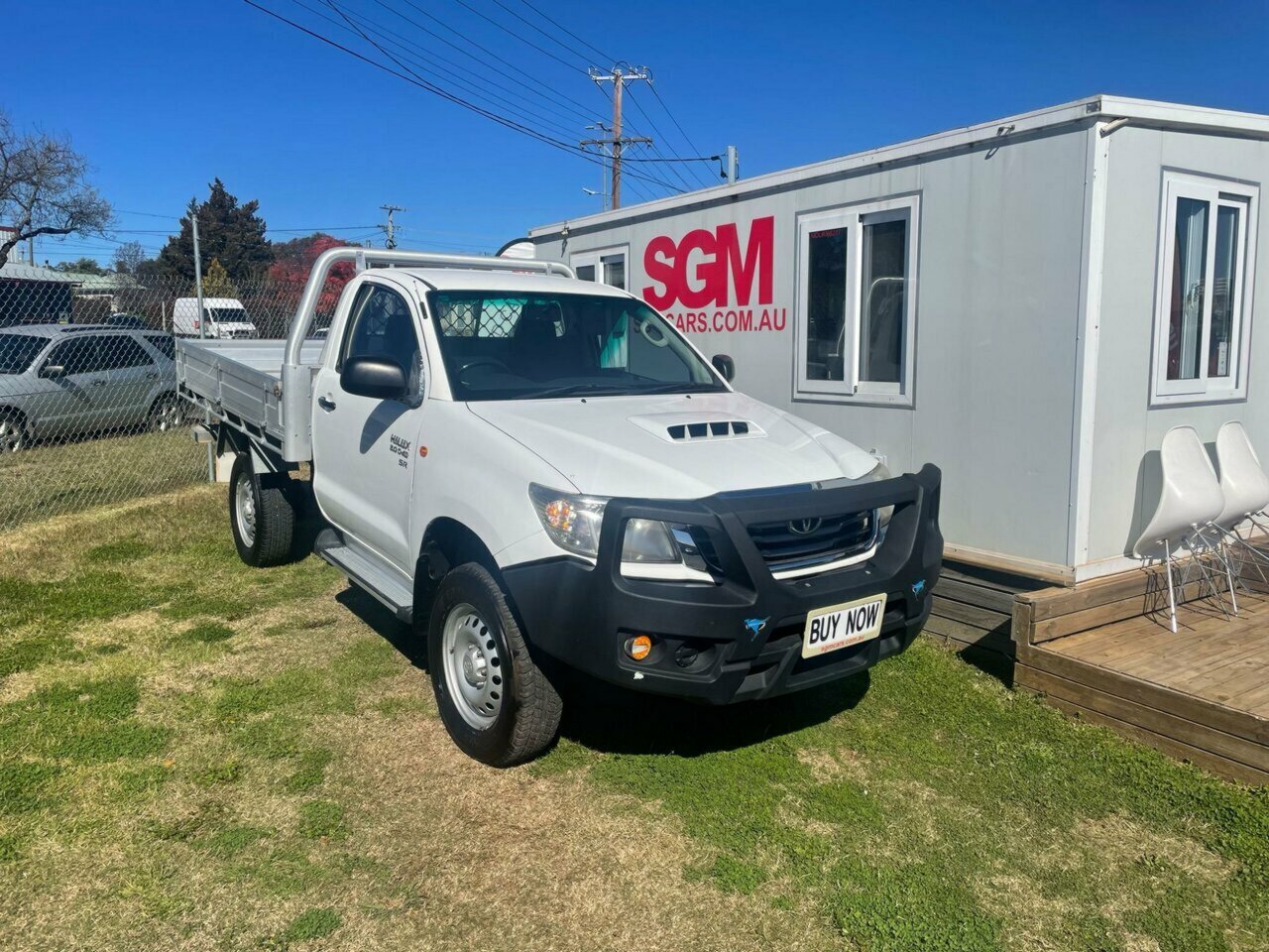 2013 TOYOTA HILUX KUN26R SR SINGLE CAB 2DR MAN 5SP 4X4 3.0DT CAB CHASSIS