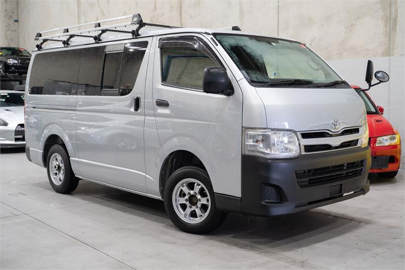2013 TOYOTA HIACE KDH201R MY12 UPGRADE LWB 4 SP AUTOMATIC 4D VAN