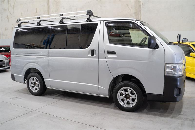 2013 TOYOTA HIACE KDH201R MY12 UPGRADE LWB 4 SP AUTOMATIC 4D VAN