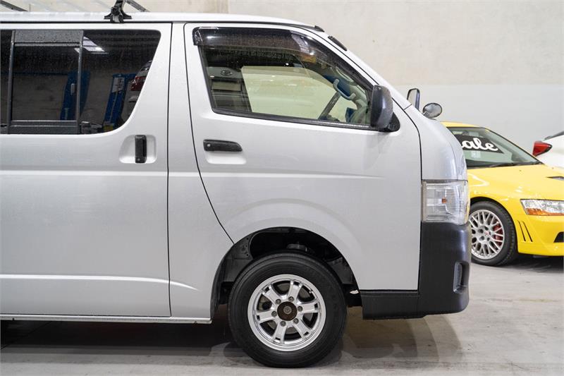 2013 TOYOTA HIACE KDH201R MY12 UPGRADE LWB 4 SP AUTOMATIC 4D VAN