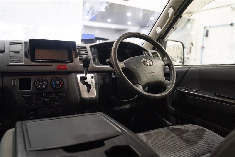 2013 TOYOTA HIACE KDH201R MY12 UPGRADE LWB 4 SP AUTOMATIC 4D VAN