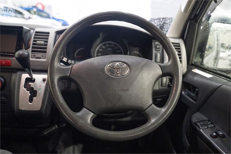 2013 TOYOTA HIACE KDH201R MY12 UPGRADE LWB 4 SP AUTOMATIC 4D VAN