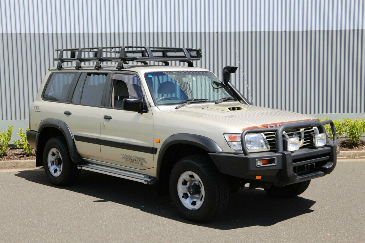 2001 NISSAN PATROL GU II ST (4x4) 5 SP MANUAL 4x4 4D WAGON
