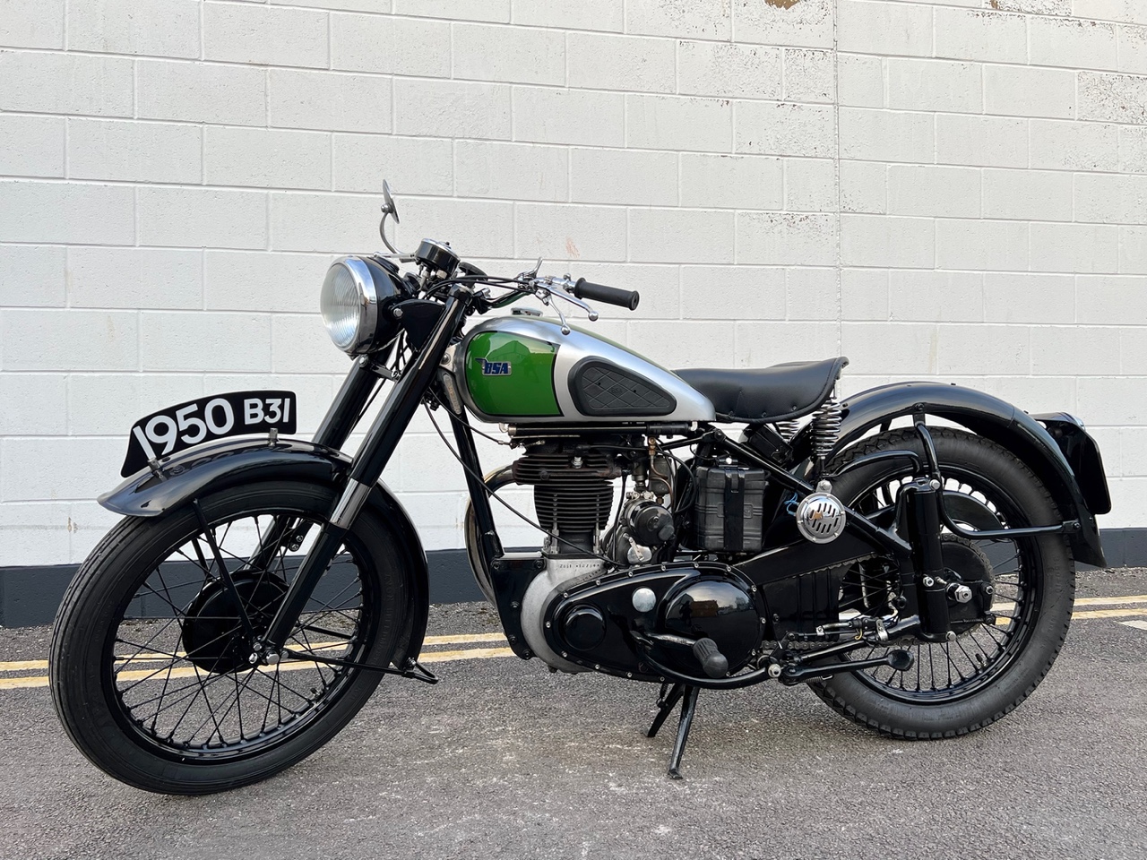 1950 BSA ZB31 350CC PLUNGER ROAD