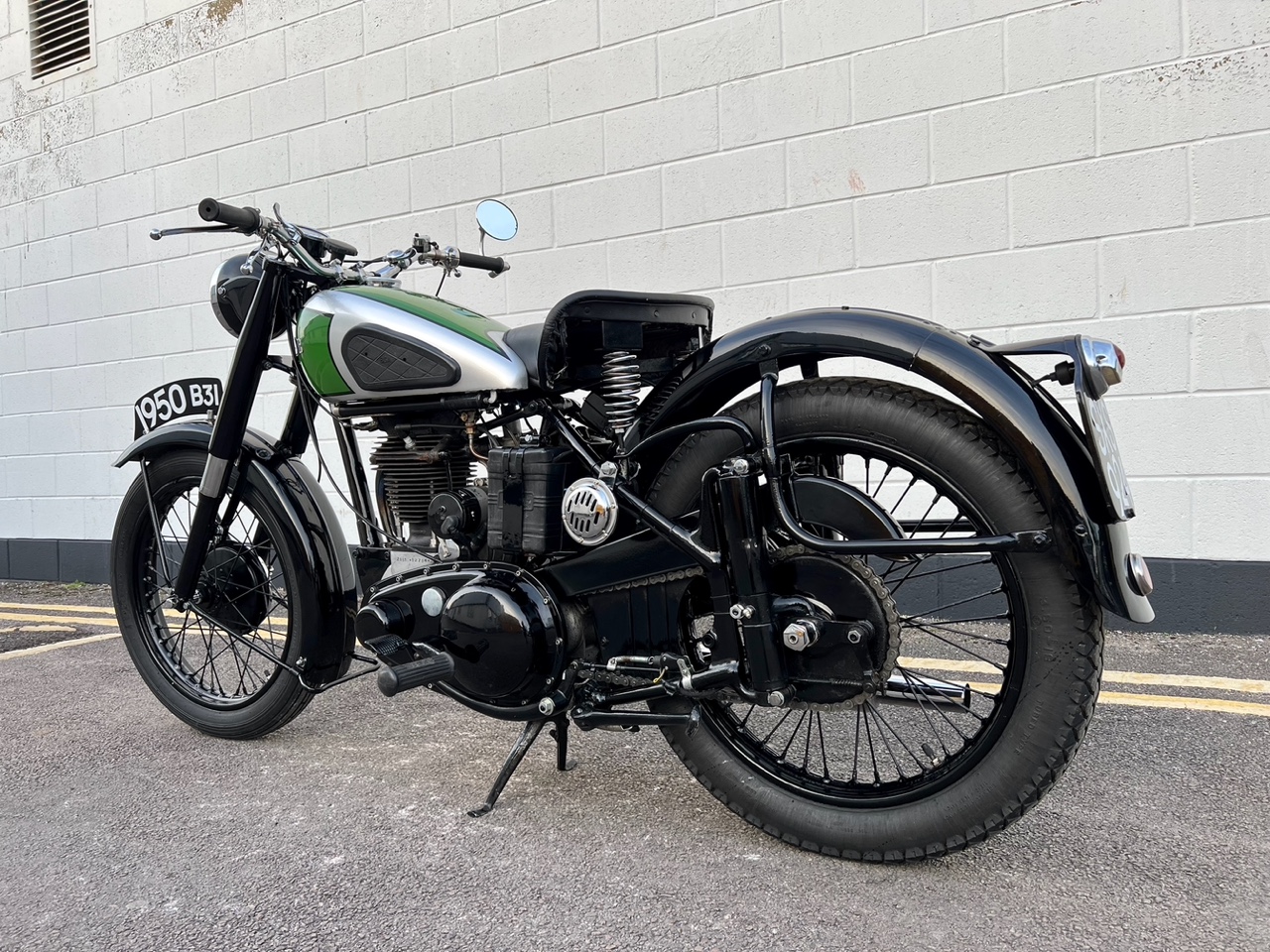1950 BSA ZB31 350CC PLUNGER ROAD