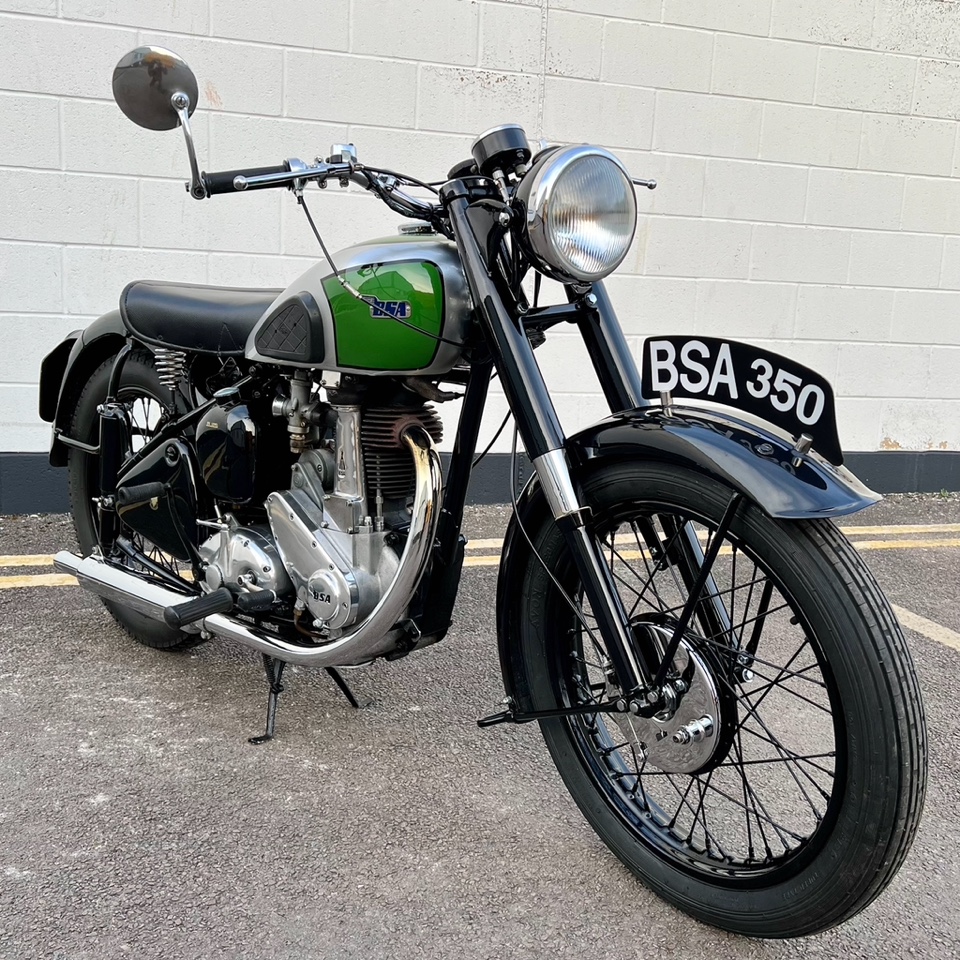 1950 BSA ZB31 350CC PLUNGER ROAD