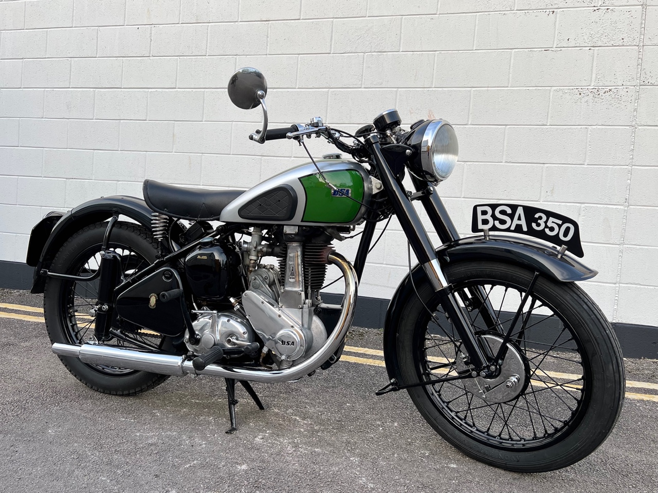 1950 BSA ZB31 350CC PLUNGER ROAD