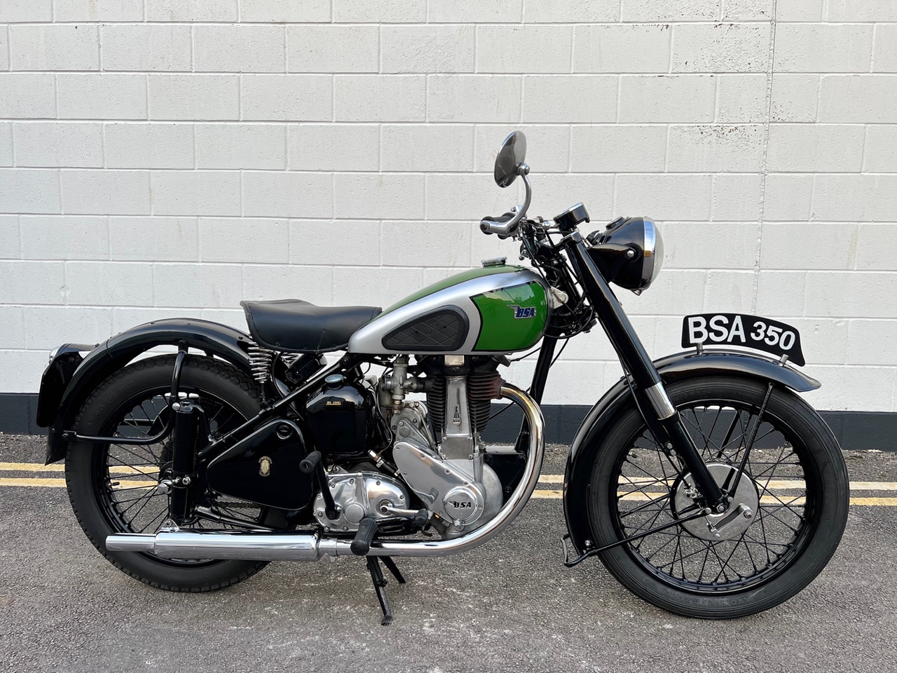 1950 BSA ZB31 350CC PLUNGER ROAD