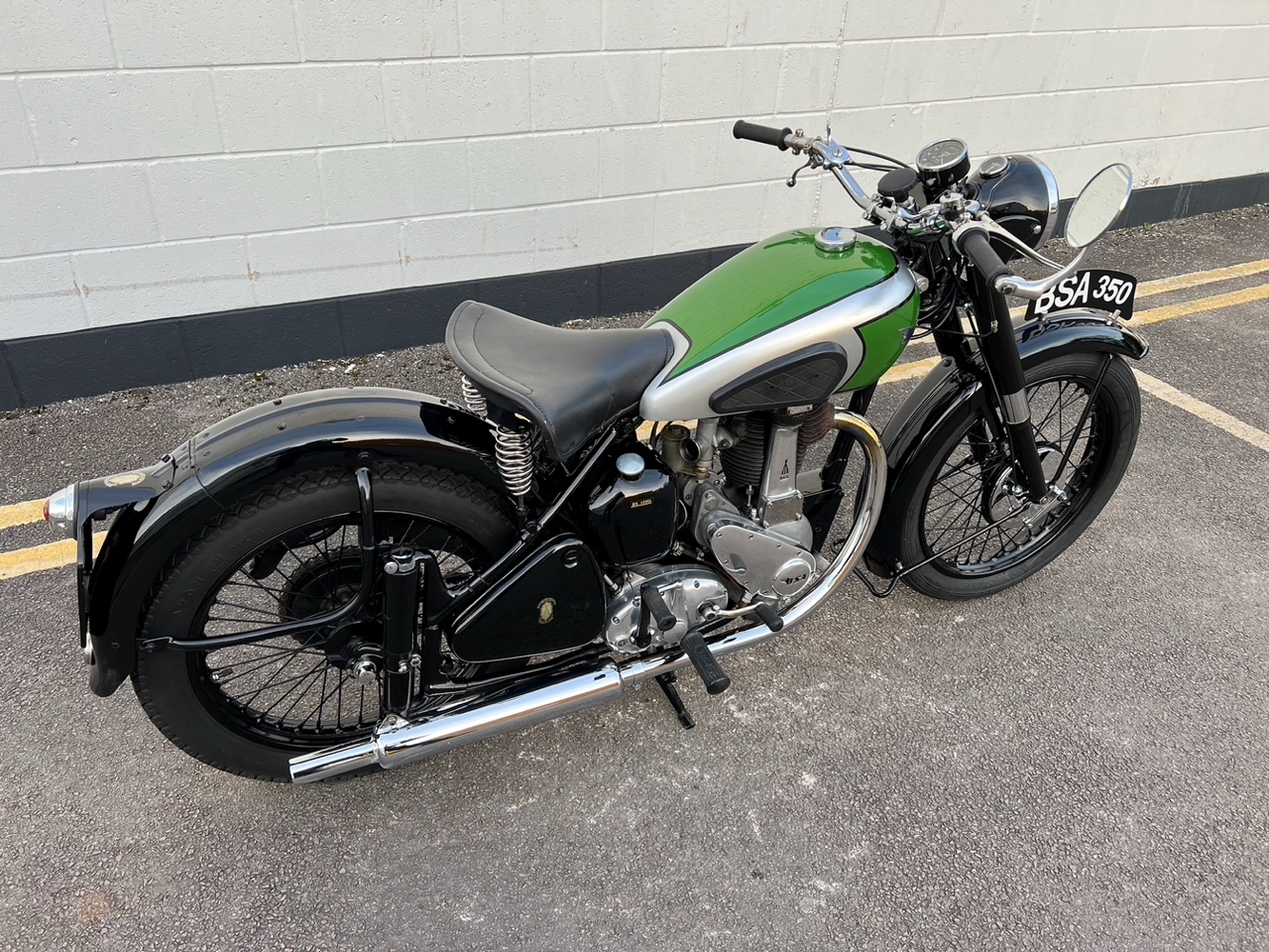 1950 BSA ZB31 350CC PLUNGER ROAD