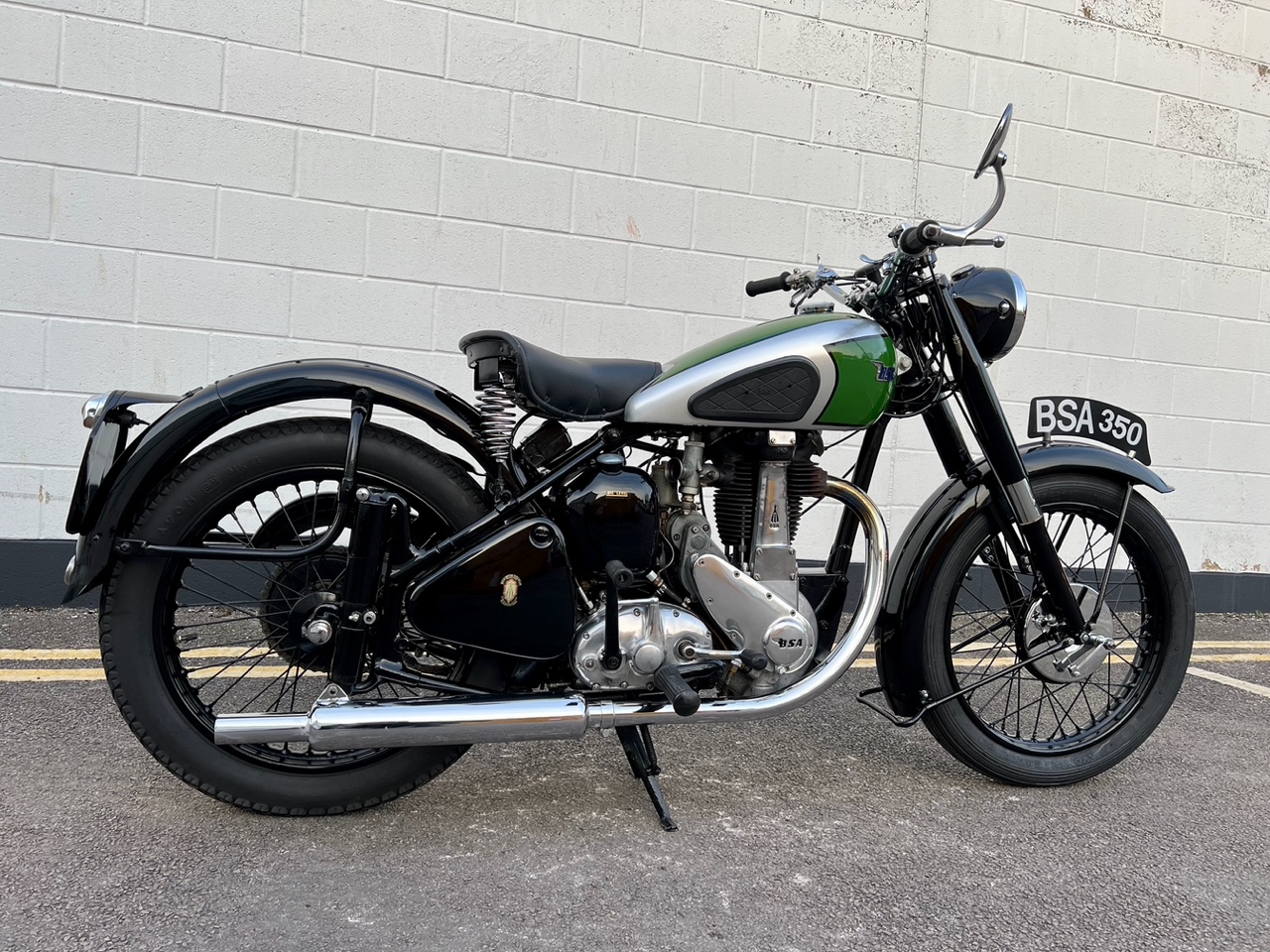 1950 BSA ZB31 350CC PLUNGER ROAD