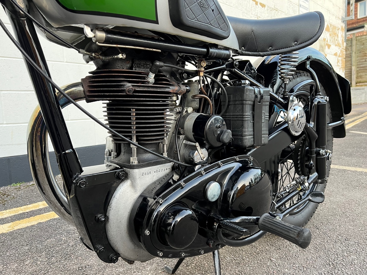 1950 BSA ZB31 350CC PLUNGER ROAD