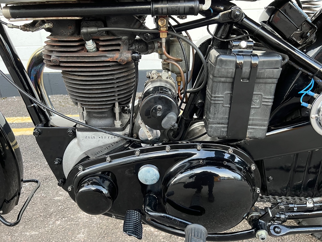 1950 BSA ZB31 350CC PLUNGER ROAD