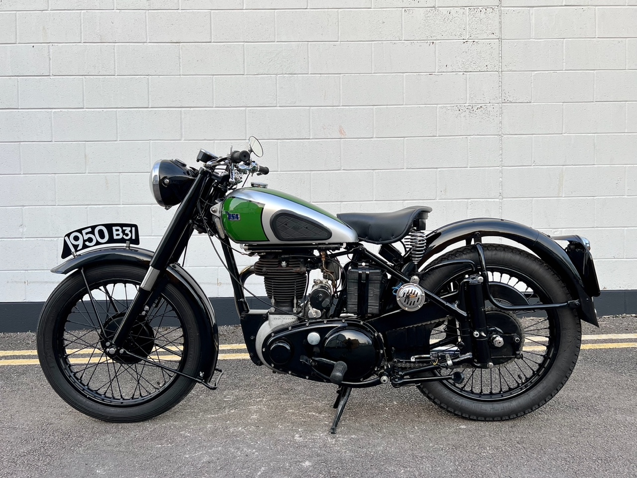 1950 BSA ZB31 350CC PLUNGER ROAD