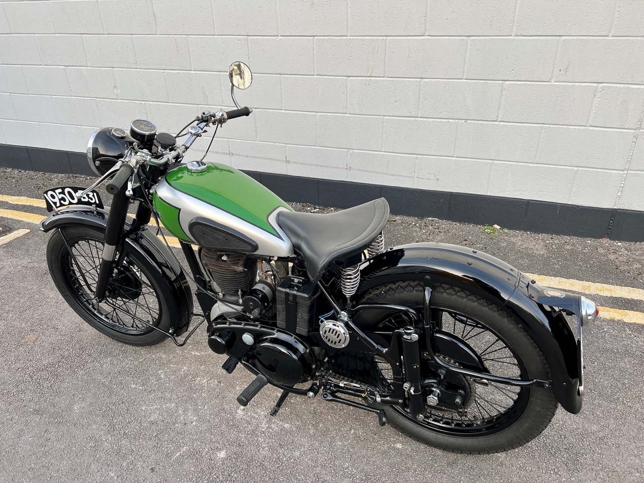 1950 BSA ZB31 350CC PLUNGER ROAD