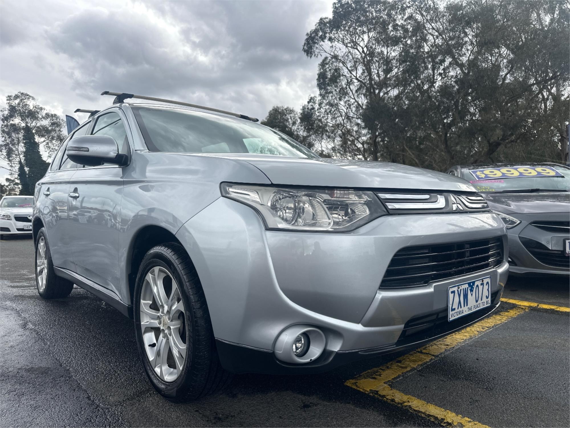 2013 MITSUBISHI OUTLANDER ZJ ASPIRE CONSTANTLY VARIABLE TRANSMISSION WAGON