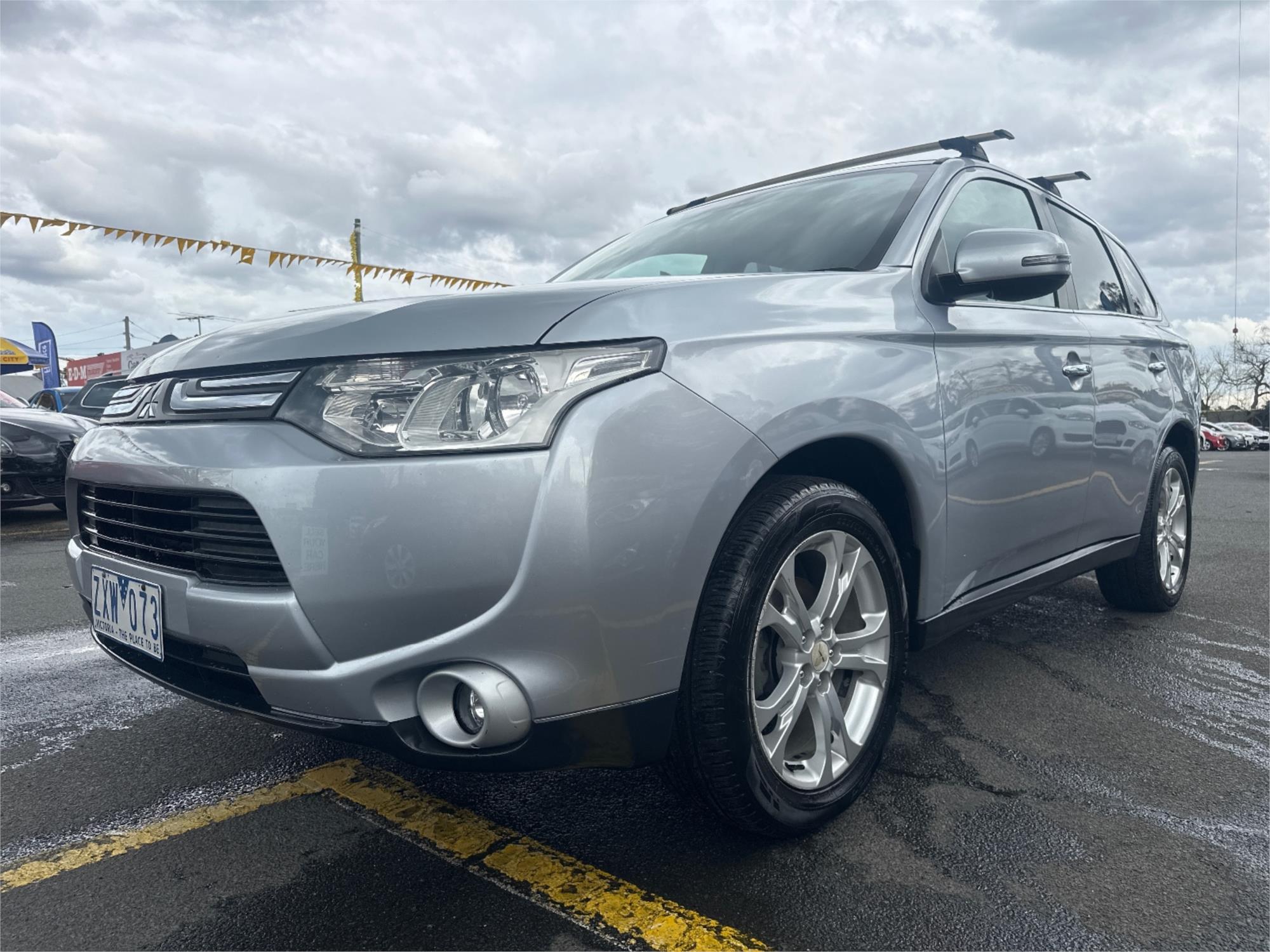 2013 MITSUBISHI OUTLANDER ZJ ASPIRE CONSTANTLY VARIABLE TRANSMISSION WAGON
