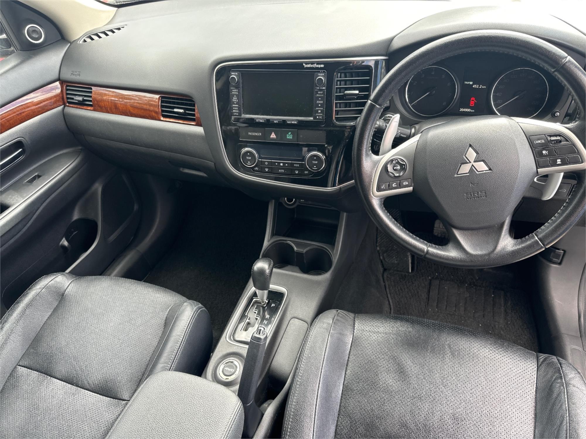 2013 MITSUBISHI OUTLANDER ZJ ASPIRE CONSTANTLY VARIABLE TRANSMISSION WAGON