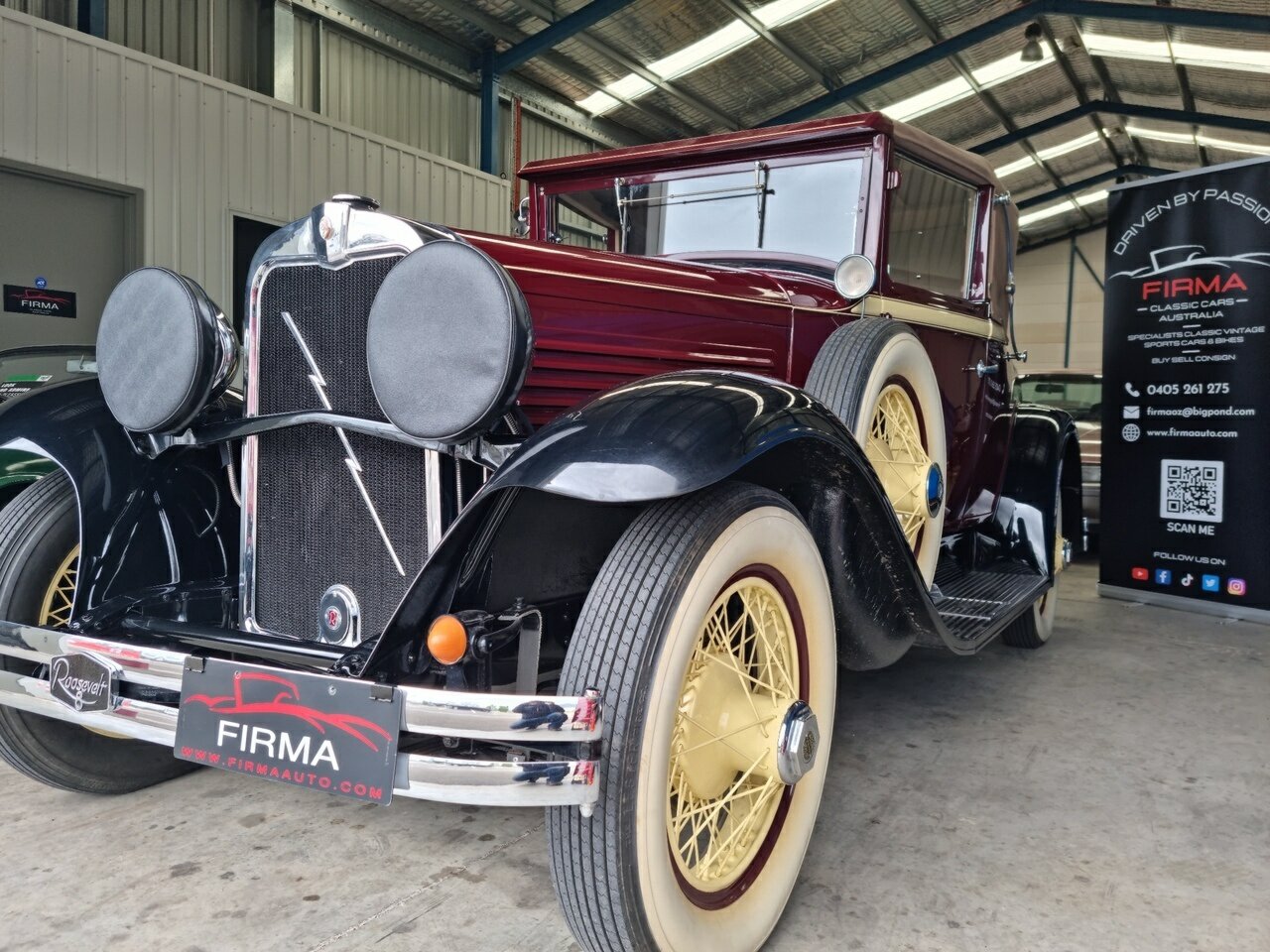 1929 MARMON ROOSEVELT COLLAPSIBLE COUPE ROADSTER