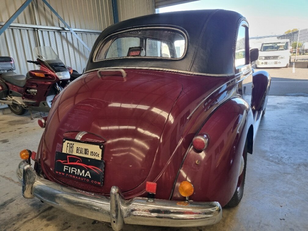 1949 FIAT 1500 E BERLINA MANUAL 4D SEDAN