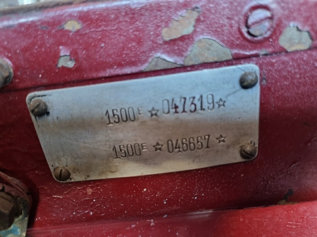 1949 FIAT 1500 E BERLINA MANUAL 4D SEDAN