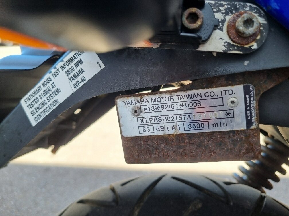2007 YAMAHA YW100 BEE WEE SCOOTER