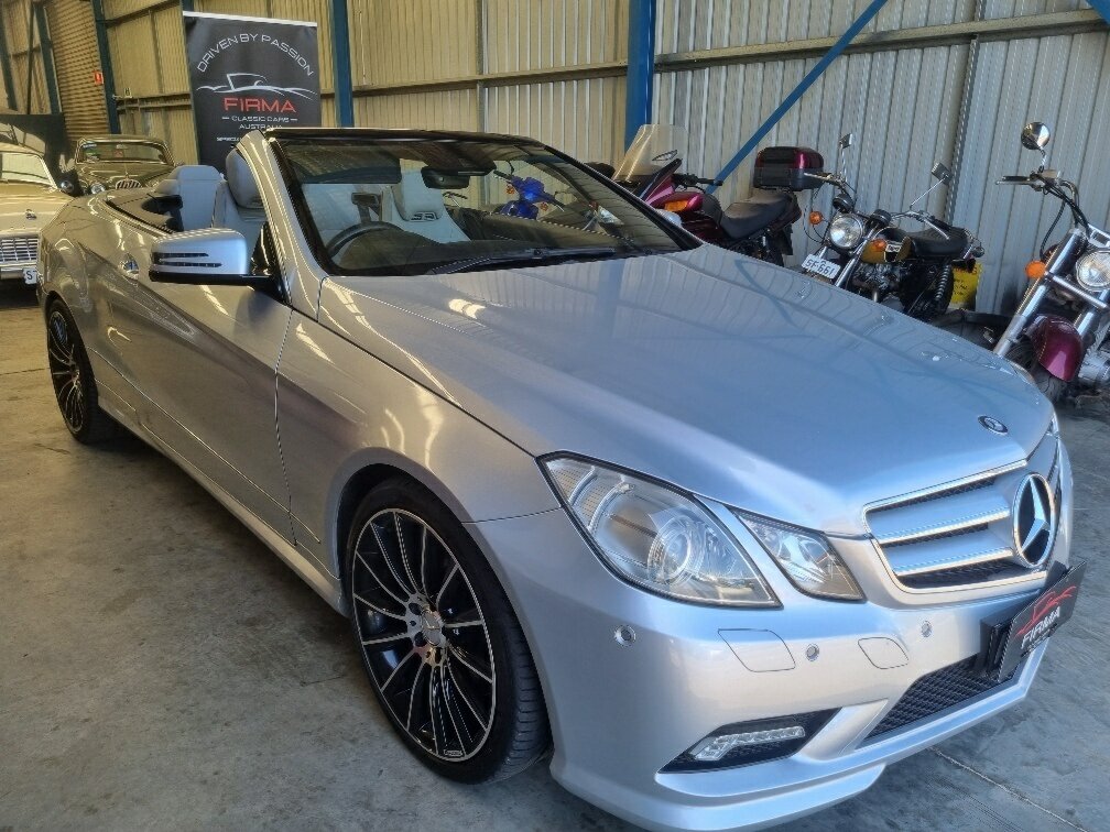 2010 MERCEDES-BENZ E500 207 AVANTGARDE 7 SP AUTOMATIC G-TRONIC 2D CABRIOLET
