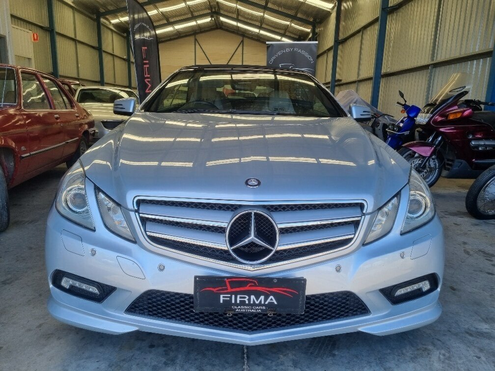 2010 MERCEDES-BENZ E500 207 AVANTGARDE 7 SP AUTOMATIC G-TRONIC 2D CABRIOLET