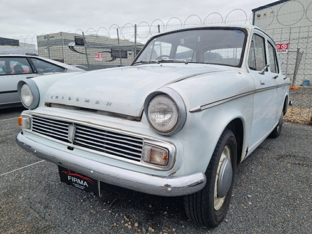 1963 HILLMAN MINX DELUXE 4 SP MANUAL 4D SEDAN