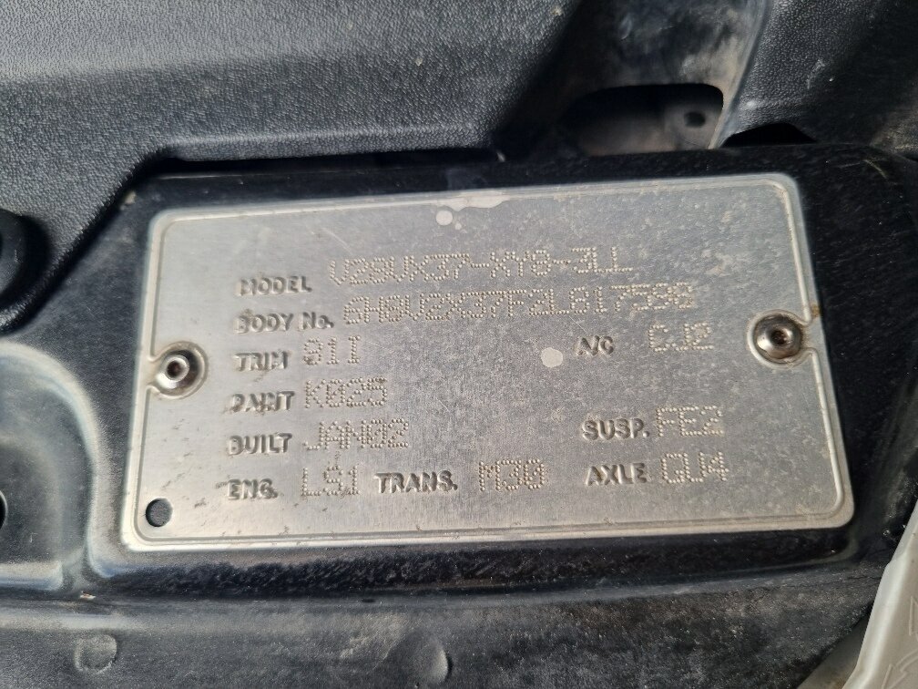2002 HSV COUPE V2 GTO 4 SP AUTOMATIC 2D COUPE