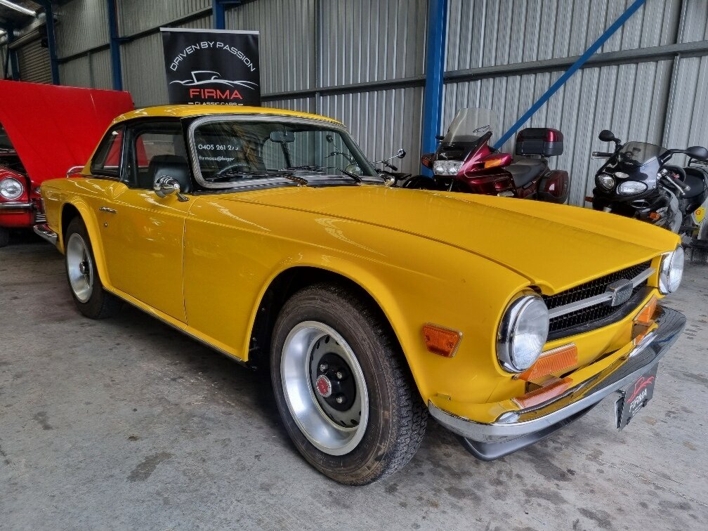 1972 TRIUMPH TR 6 MANUAL + O/DRIVE 2D CONVERTIBLE