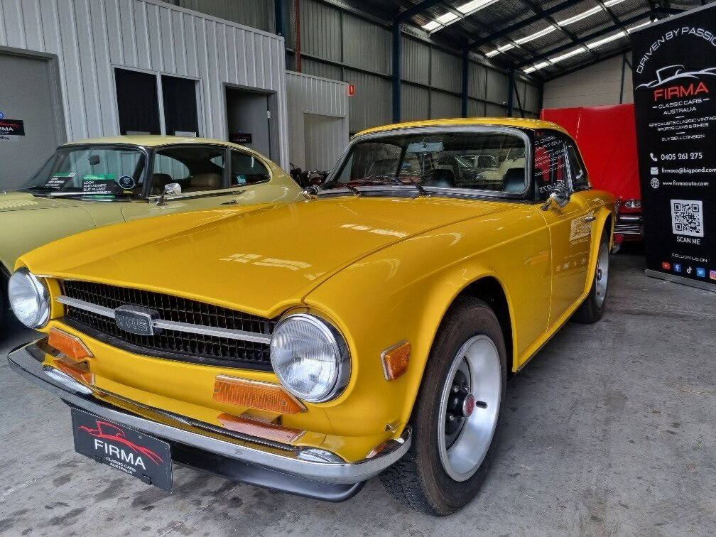 1972 TRIUMPH TR 6 MANUAL + O/DRIVE 2D CONVERTIBLE