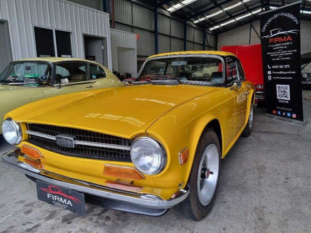 1972 TRIUMPH TR 6 MANUAL + O/DRIVE 2D CONVERTIBLE