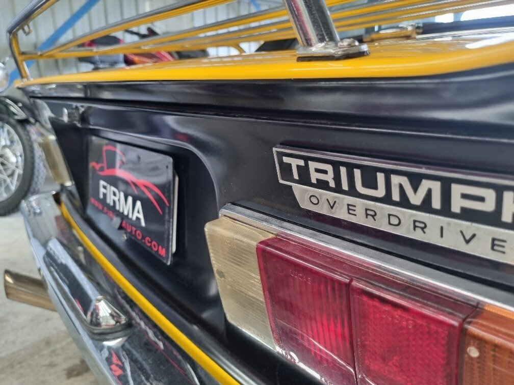 1972 TRIUMPH TR 6 MANUAL + O/DRIVE 2D CONVERTIBLE