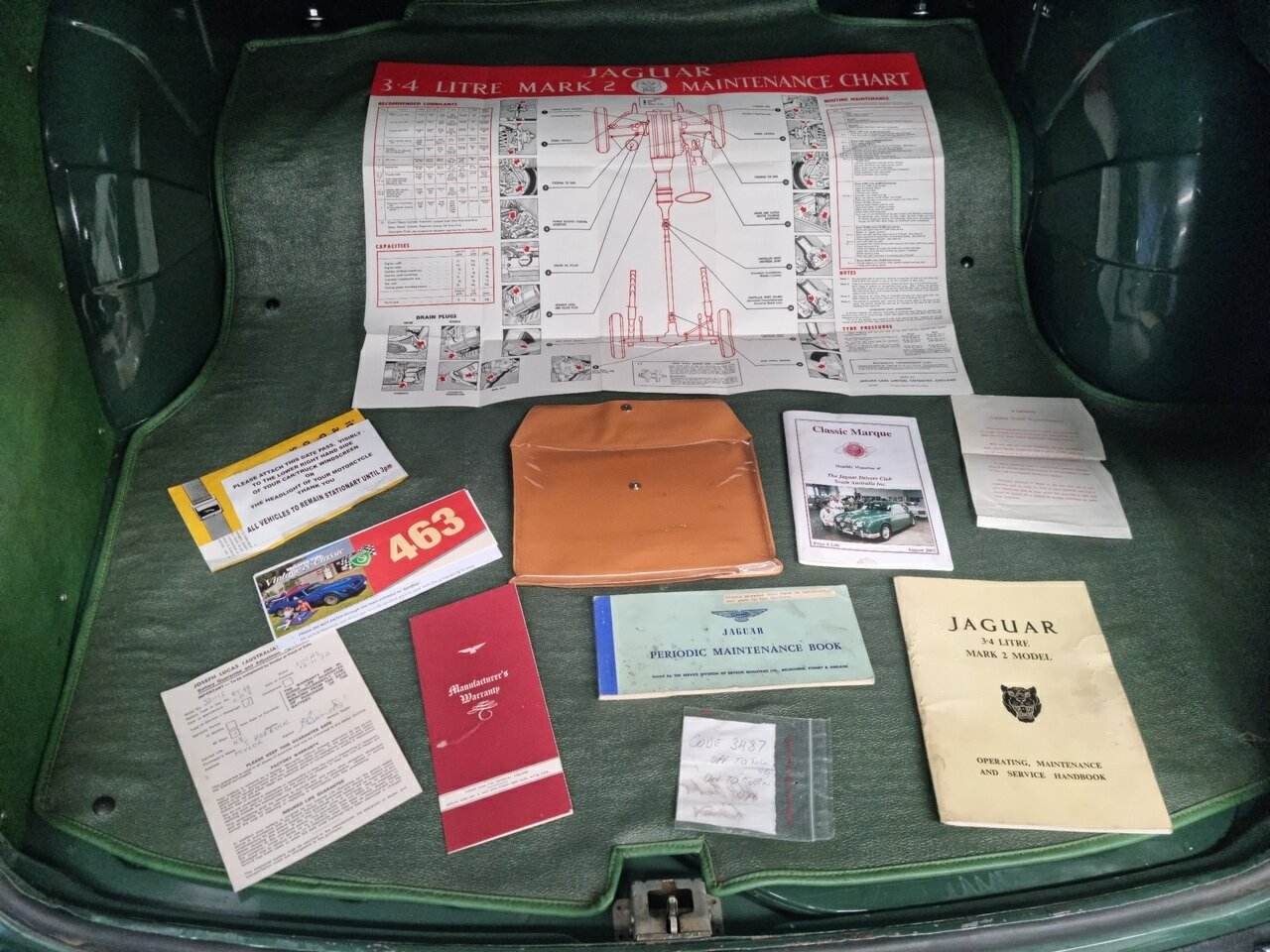 1963 JAGUAR MARK II MANUAL 4D SEDAN