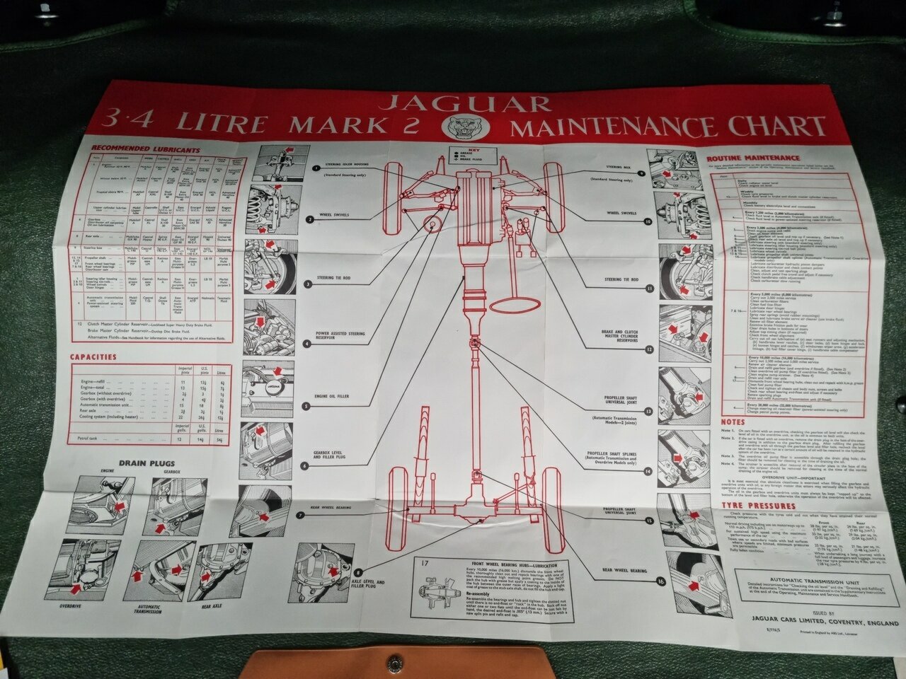 1963 JAGUAR MARK II MANUAL 4D SEDAN