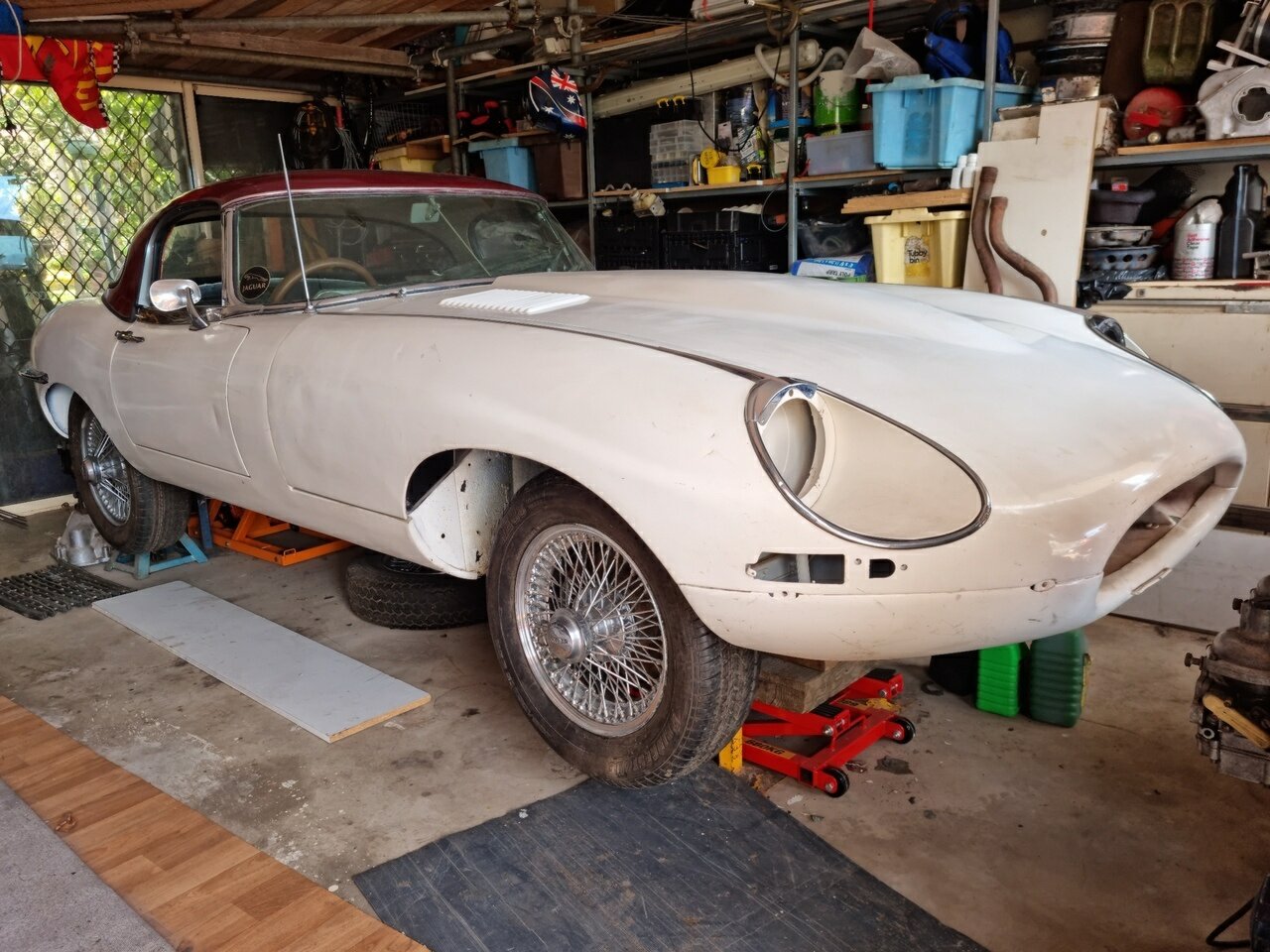 1970 JAGUAR E-TYPE PROJECT 2D CONVERTIBLE