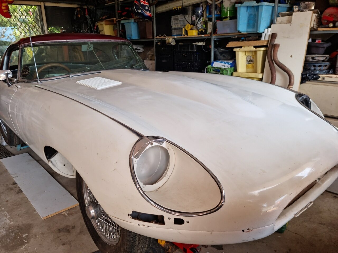 1970 JAGUAR E-TYPE PROJECT 2D CONVERTIBLE