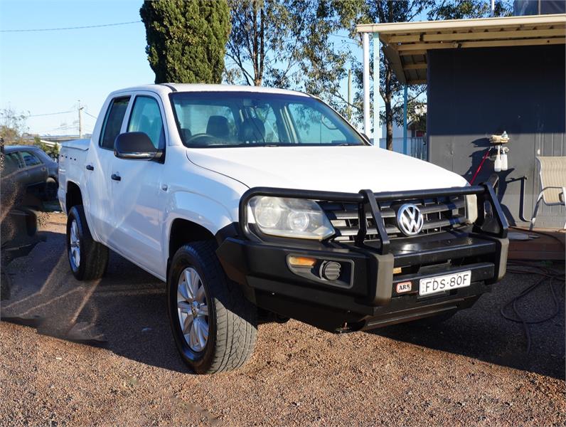 2011 VOLKSWAGEN AMAROK 2H MY12 TDI400 (4x4) 6 SP MANUAL DUAL C/CHAS