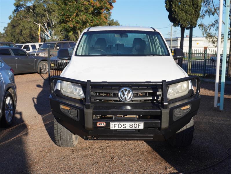 2011 VOLKSWAGEN AMAROK 2H MY12 TDI400 (4x4) 6 SP MANUAL DUAL C/CHAS