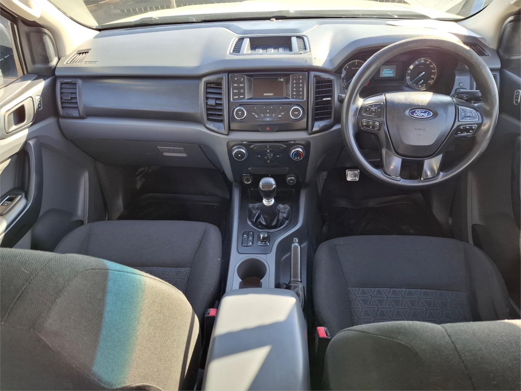 2016 FORD RANGER PX MKII XL MAN 6SP, 4X4 SUPER CAB CHASSIS